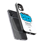 social extrovert back phone cover | glass case for nothing phone 1