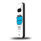 social extrovert back phone cover | glass case for nothing phone 2a
