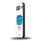social extrovert back phone cover | glass case for oneplus nord 4