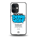 social extrovert back phone cover | glass case for oneplus nord ce 3