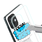 social extrovert back phone cover | glass case for oneplus nord ce 3