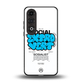 social extrovert back phone cover | glass case for oneplus nord ce 4