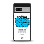 social extrovert back phone cover | glass case for Google Pixel 7