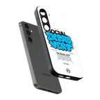 social extrovert back phone cover | glass case for samsung galaxy s24