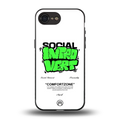 social introvert back phone cover | glass case for iphone 16e