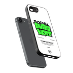 social introvert back phone cover | glass case for iphone 16e