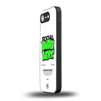 social introvert back phone cover | glass case for iphone 16e