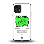 social introvert back phone cover | glass case for nothing phone 1