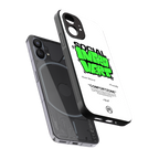 social introvert back phone cover | glass case for nothing phone 1