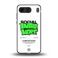 social introvert back phone cover | glass case for oneplus nord 4