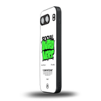 social introvert back phone cover | glass case for oneplus nord 4