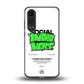 social introvert back phone cover | glass case for oneplus nord ce 4 lite