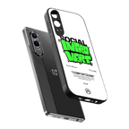 social introvert back phone cover | glass case for oneplus nord ce 4 lite