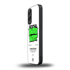 social introvert back phone cover | glass case for oneplus nord ce 4 lite