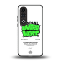 social introvert back phone cover | glass case for oneplus nord ce 4
