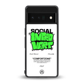 social introvert back phone cover | glass case for google pixel 6 pro