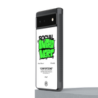 social introvert back phone cover | glass case for google pixel 6