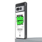 social introvert back phone cover | glass case for google pixel 7 pro