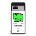 social introvert back phone cover | glass case for Google Pixel 7A