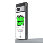 social introvert back phone cover | glass case for Google Pixel 7A