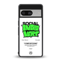 social introvert back phone cover | glass case for Google Pixel 8