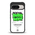 social introvert back phone cover | glass case for google pixel 9