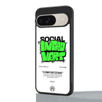 social introvert back phone cover | glass case for google pixel 9