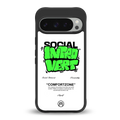 social introvert back phone cover | glass case for google pixel 9 pro xl
