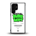 social introvert back phone cover | glass case for samsung galaxy s23 ultra