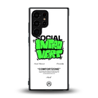 social introvert back phone cover | glass case for samsung galaxy s23 ultra