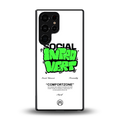 social introvert back phone cover | glass case for samsung galaxy s25 ultra