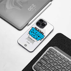 Social Extrovert Phone Cover | Glass Case