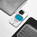 social extrovert back phone cover | glass case for iphone 14 pro max
