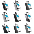 Durable Glass Back Mobile Case for iPhone, Samsung, OnePlus, Google Pixel, Redmi, Vivo, Oppo