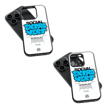 Trendy Glass Back Mobile Case for iPhone, Samsung, Redmi, OnePlus, Google Pixel, Motorola