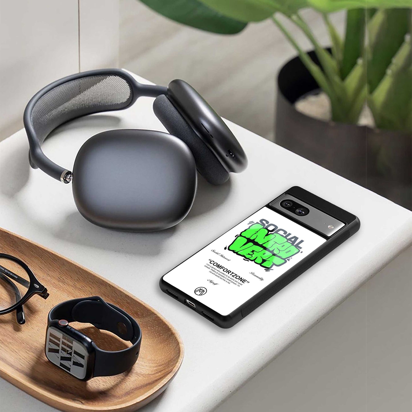 social introvert back phone cover | glass case for oneplus nord ce 3