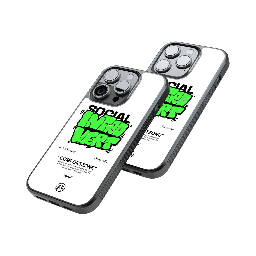 Protective Glass Back Phone Case Compatible with iPhone, Samsung, OnePlus, Pixel & More