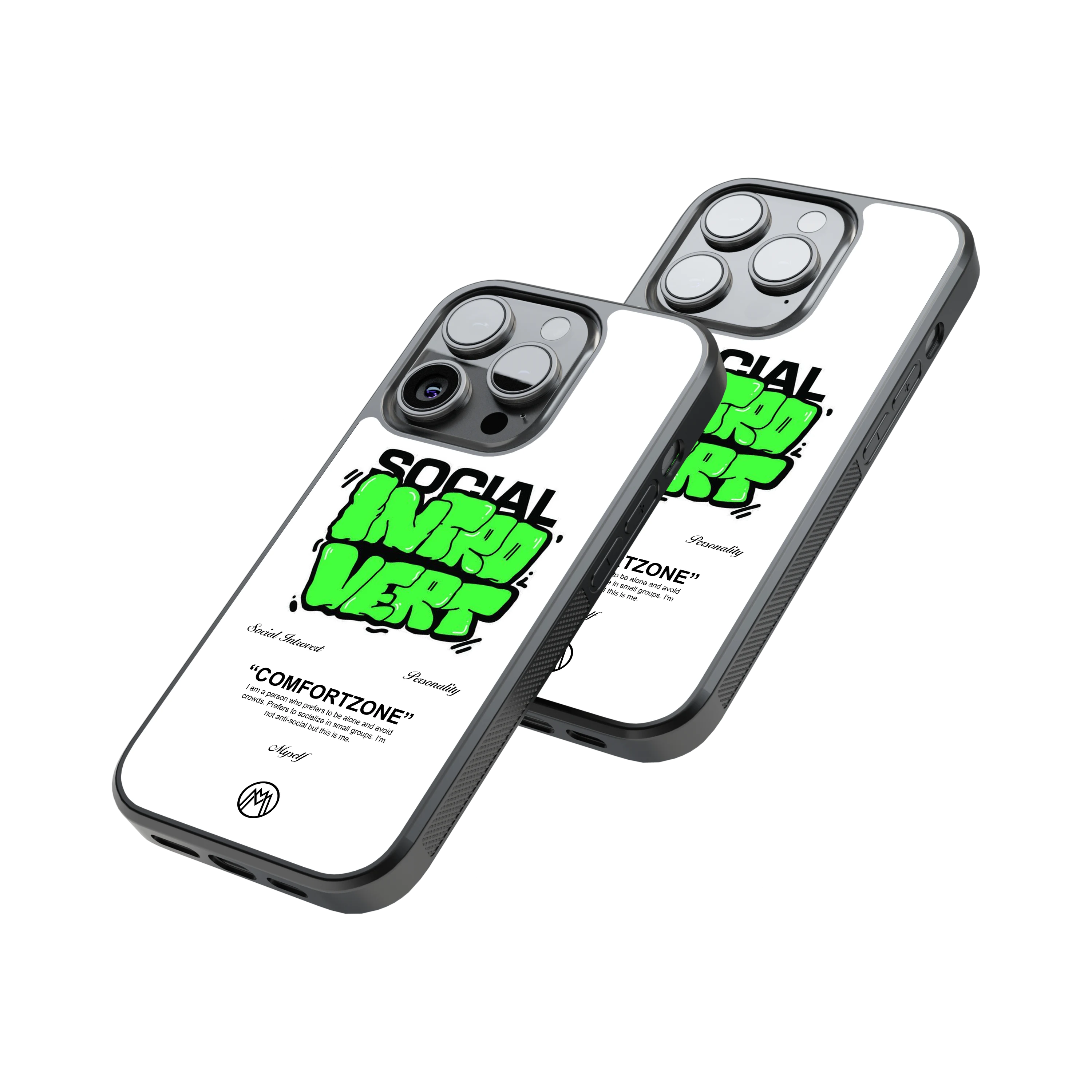 Protective Glass Back Phone Case Compatible with iPhone, Samsung, OnePlus, Pixel & More