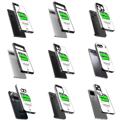 Durable Glass Back Mobile Case for iPhone, Samsung, OnePlus, Google Pixel, Redmi, Vivo, Oppo