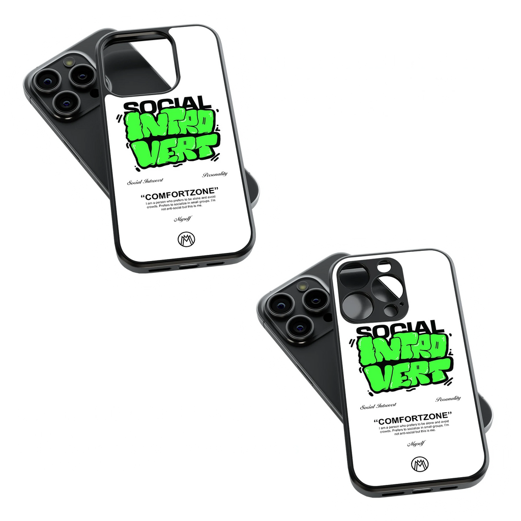 Trendy Glass Back Mobile Case for iPhone, Samsung, Redmi, OnePlus, Google Pixel, Motorola