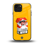 socializing can cause happiness back phone cover | glass case for iphone 13 mini