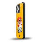 socializing can cause happiness back phone cover | glass case for iphone 13 pro max