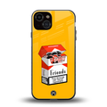 socializing can cause happiness back phone cover | glass case for iphone 13