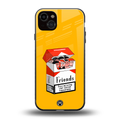 socializing can cause happiness back phone cover | glass case for iphone 15 plus