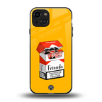 socializing can cause happiness back phone cover | glass case for iphone 15