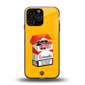 socializing can cause happiness back phone cover | glass case for iphone 16 pro max