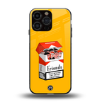 socializing can cause happiness back phone cover | glass case for iphone 16 pro max