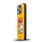 socializing can cause happiness back phone cover | glass case for iphone 16 pro