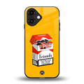 socializing can cause happiness back phone cover | glass case for iphone 16