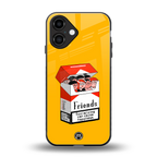 socializing can cause happiness back phone cover | glass case for iphone 16